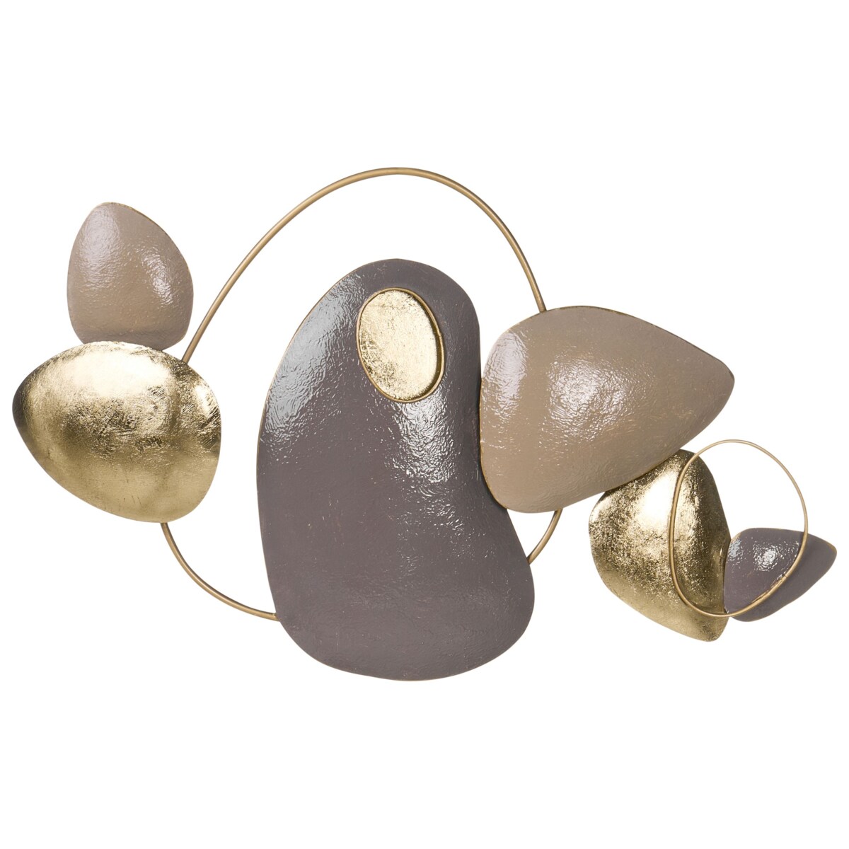 Dekoracja ścienna CLANE Metal 46 cm Złoty