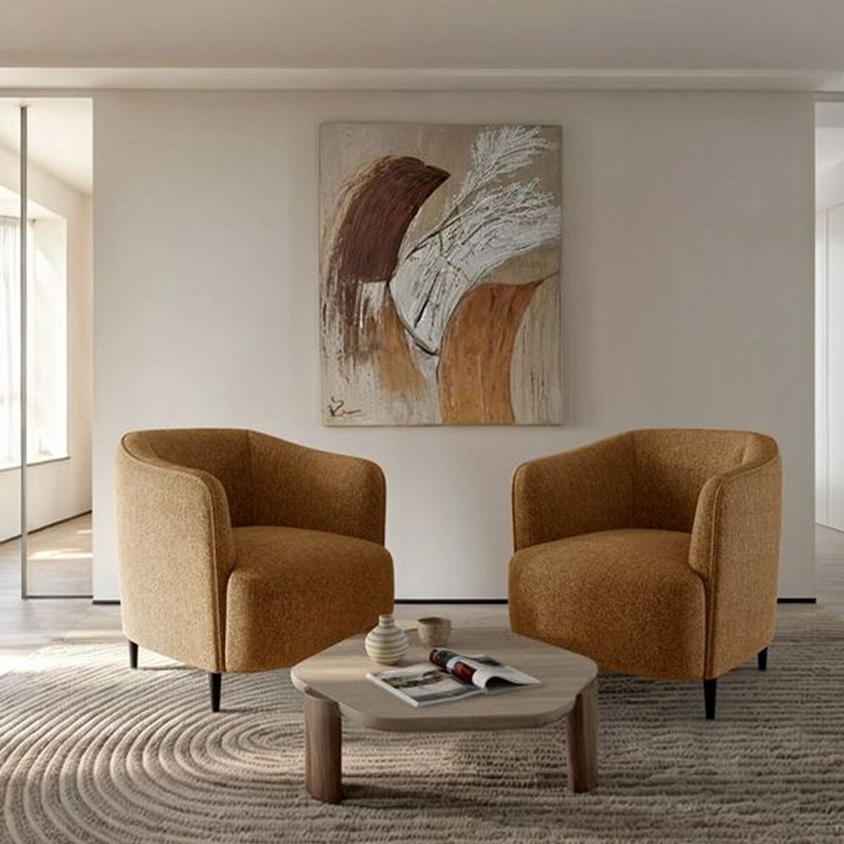 Galbe Fotel - Miodowy