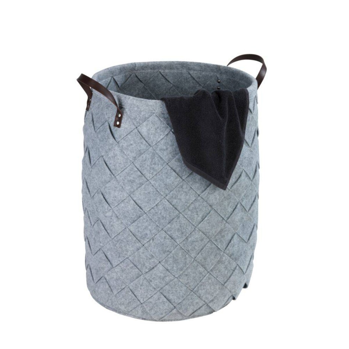 Kosz na pranie TROVO z uchwytami, WENKO