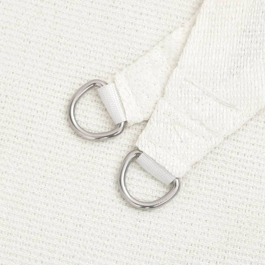 vidaXL Żagiel przeciwsłoneczny, 160 g/m², biały, 3,5x3,5x4,9 m, HDPE