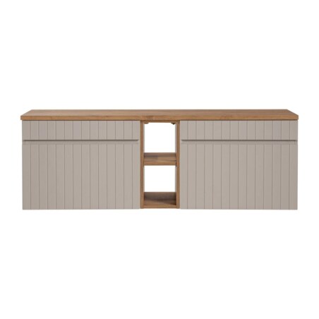 Szafka pod umywalkę nablatową ICONIC CASHMERE 60cm + ICONIC CASHMERE 60cm zestaw z blatem