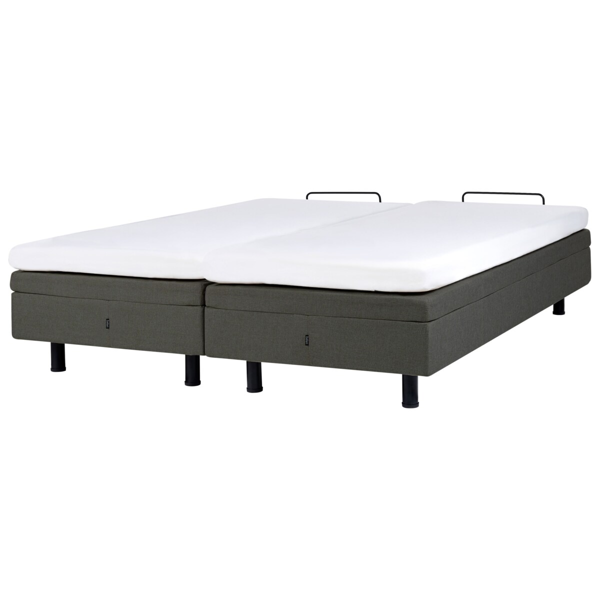 Łóżko regulowane bez zagłówka DUKE II 180 x 200 cm Ciemnoszary
