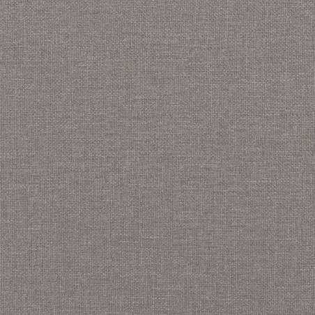 vidaXL Ławka, kolor taupe, 110x76x80 cm, obita tkaniną