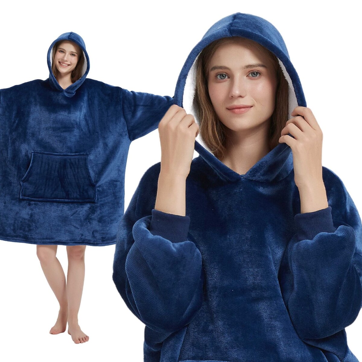 Kocobluza HOODIE Granatowa