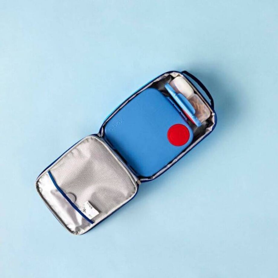 Lunchbox dla dzieci i dorosłych - śniadaniówka z przegródkami i wkładem chłodzącym Blue Blaze, b.box