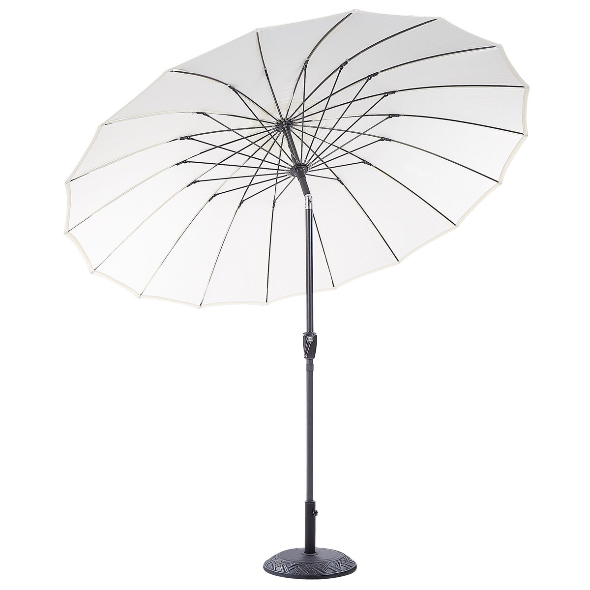 Parasol ogrodowy 255 cm BAIA Jasnobeżowy