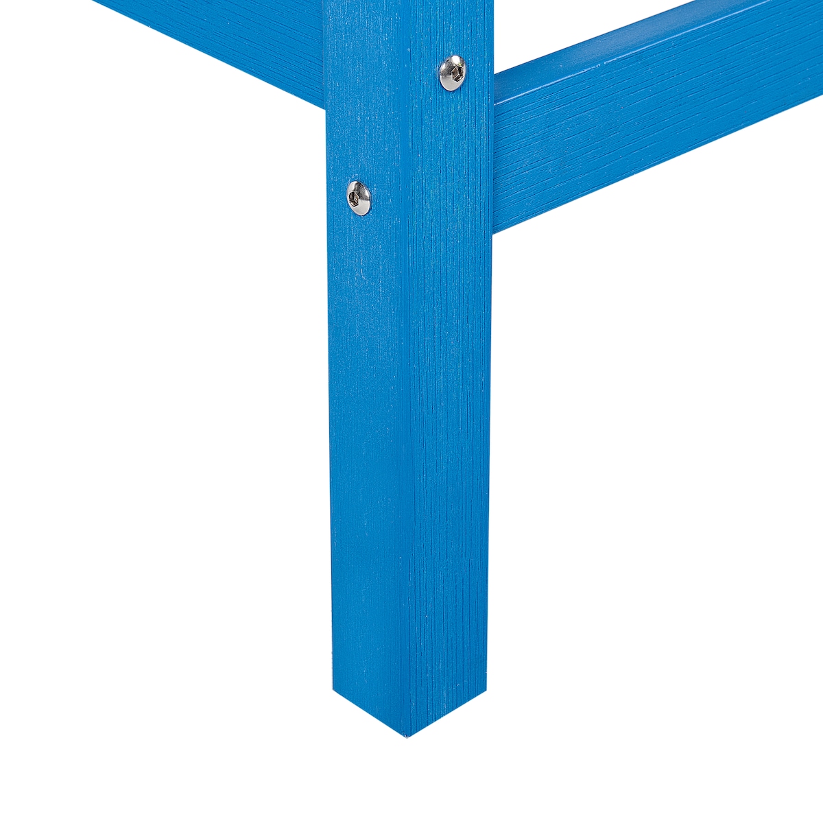 Stolik ogrodowy barowy ADIRONDACK 60 cm 59 cm Materiał syntetyczny Niebieski