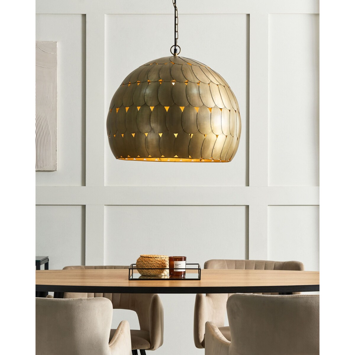 Lampa wisząca HARANGI Metal Mosiężny