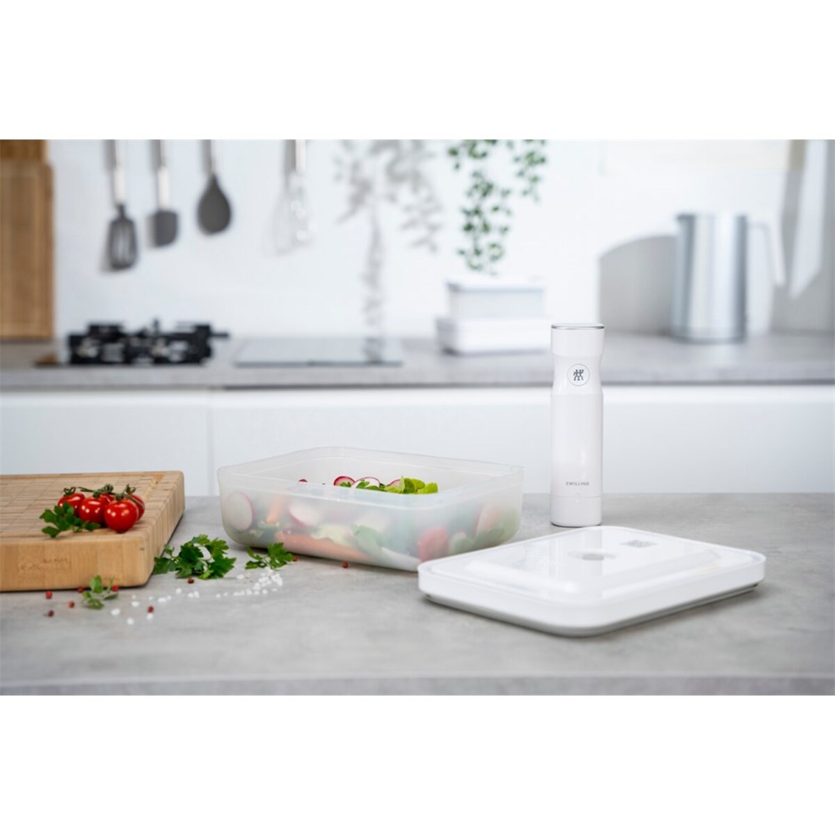 Plastikowy pojemnik do przechowywania Zwilling Fresh & Save - 2 ltr, Szary