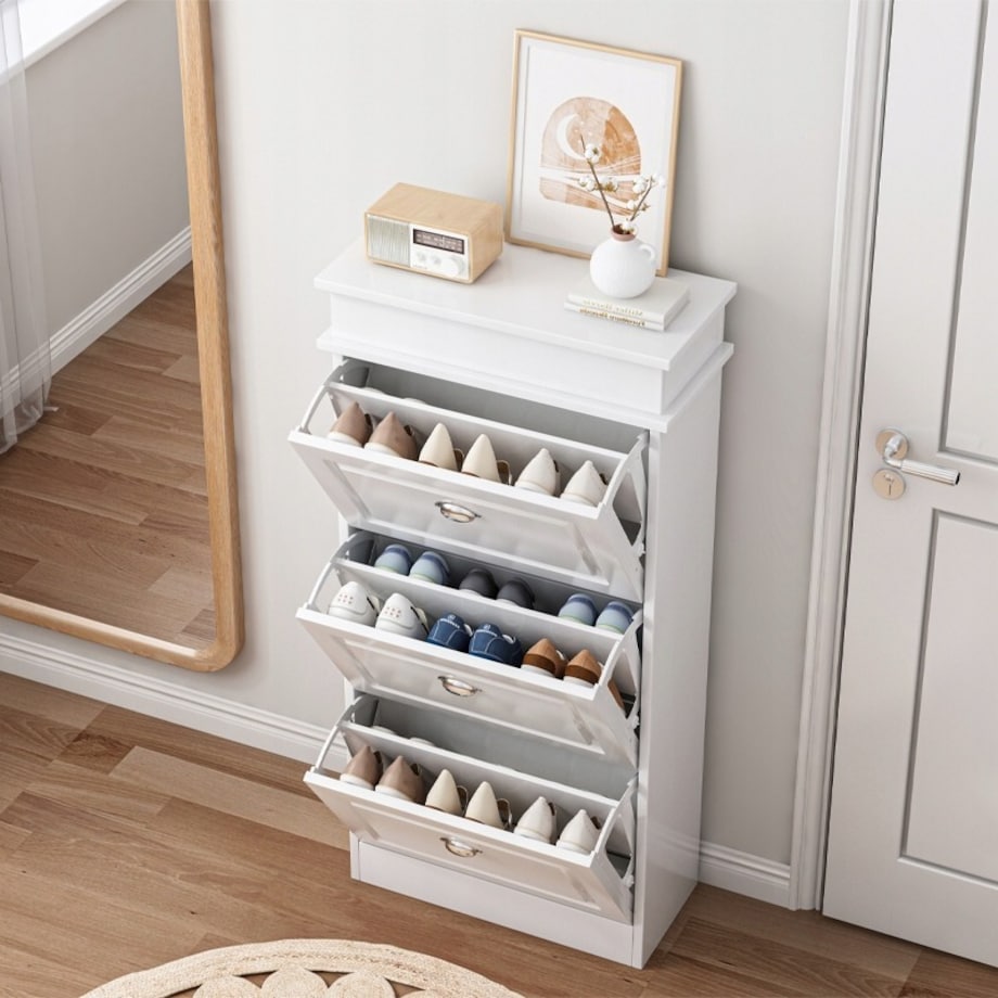 Szafka na buty do przedpokoju 3 drzwi nowoczesna