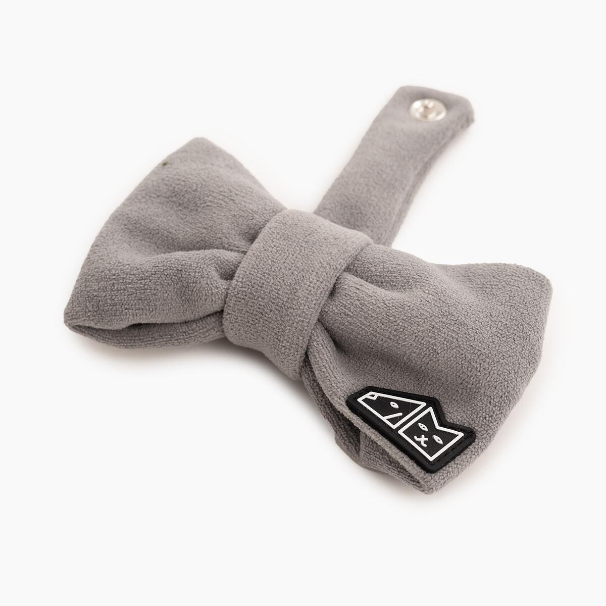 Muszka sztruksowa "Zrobiony na szaro" - Rozmiar: L