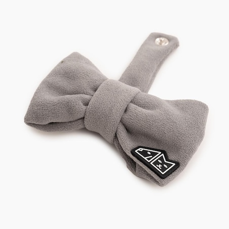 Muszka sztruksowa "Zrobiony na szaro" - Rozmiar: L