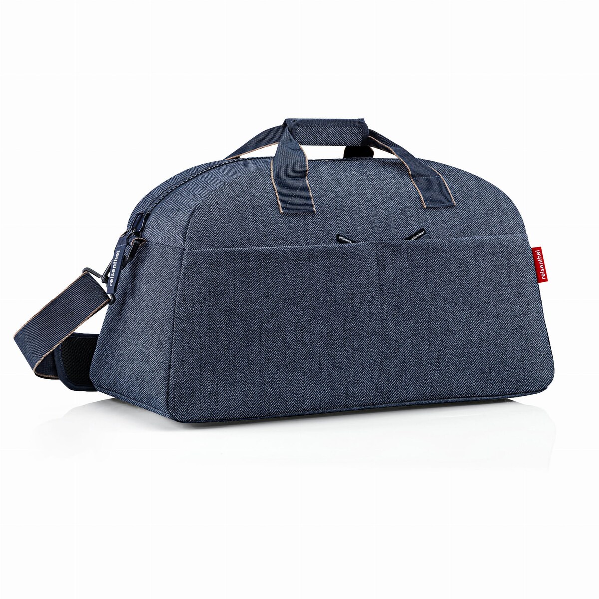 Torba OVERNIGHTER, herringbone dark blue