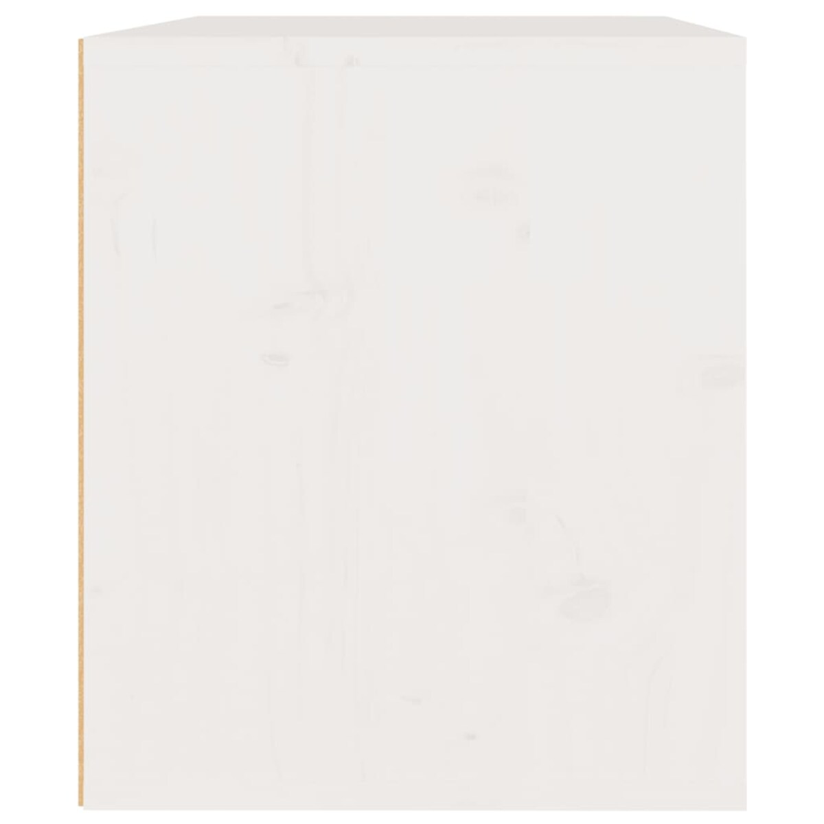 vidaXL Szafki pod TV, 3 szt., białe, lite drewno sosnowe