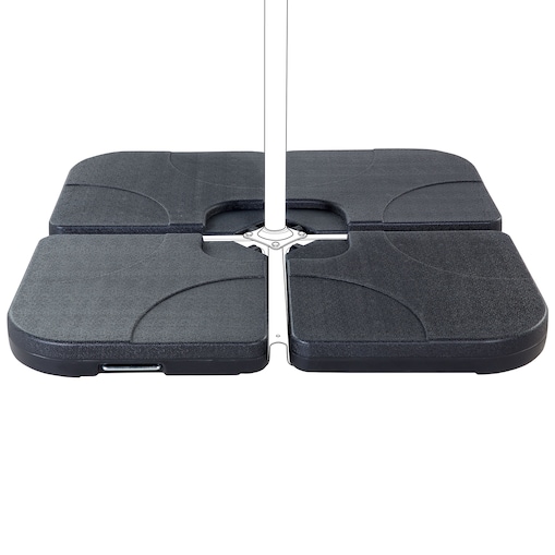 Podstawa do parasola CARIA Czarny Kwadratowy 9 kg