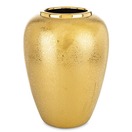 Wazon ceramiczny 28x18x18 cm MEEKE złoty