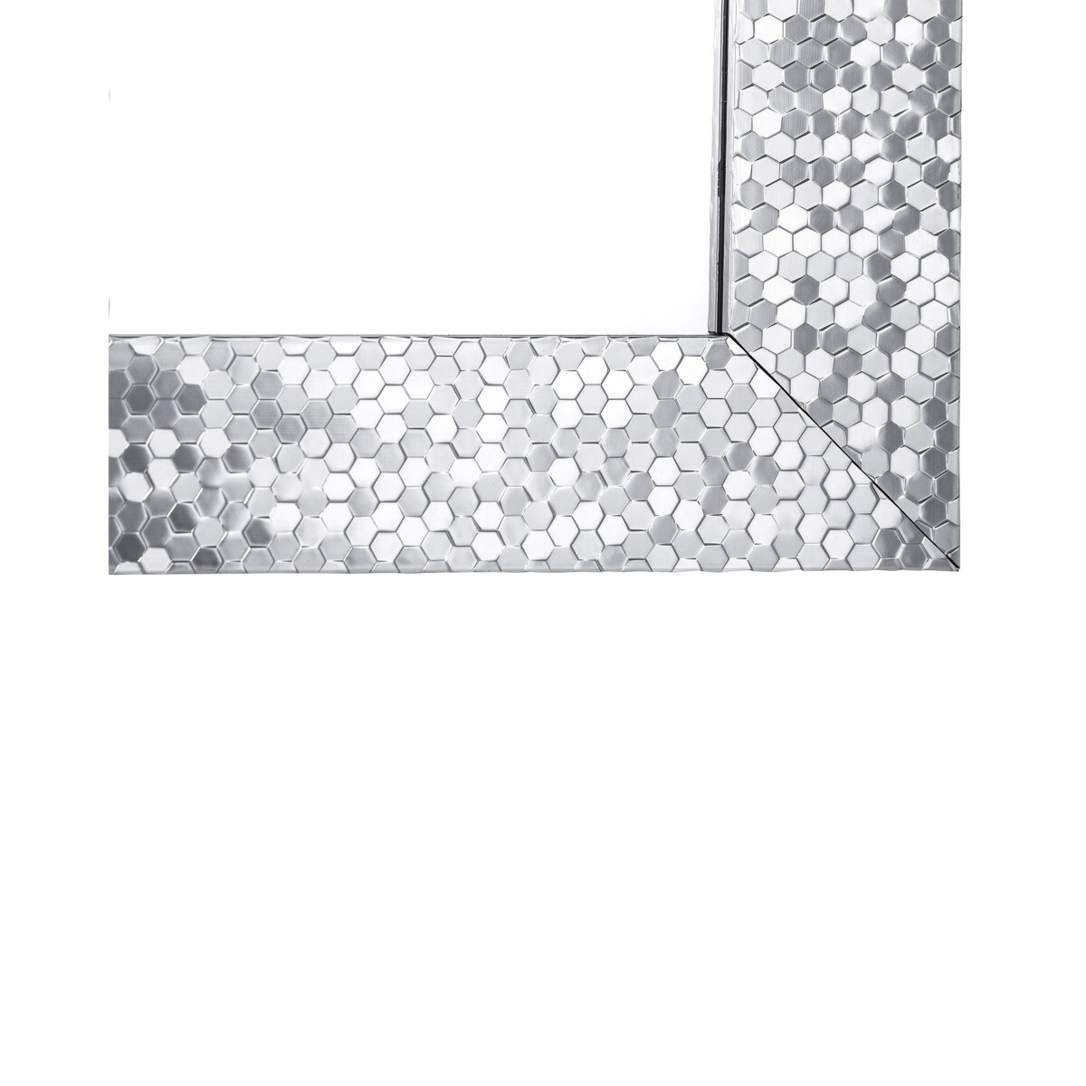 Lustro ścienne MARANS 50 cm 130 cm Srebrny