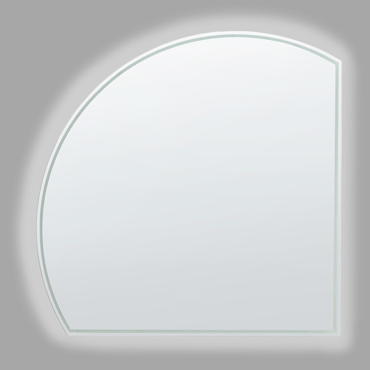 Lustro łazienkowe LED OZENAY 100 cm 100 cm Srebrny