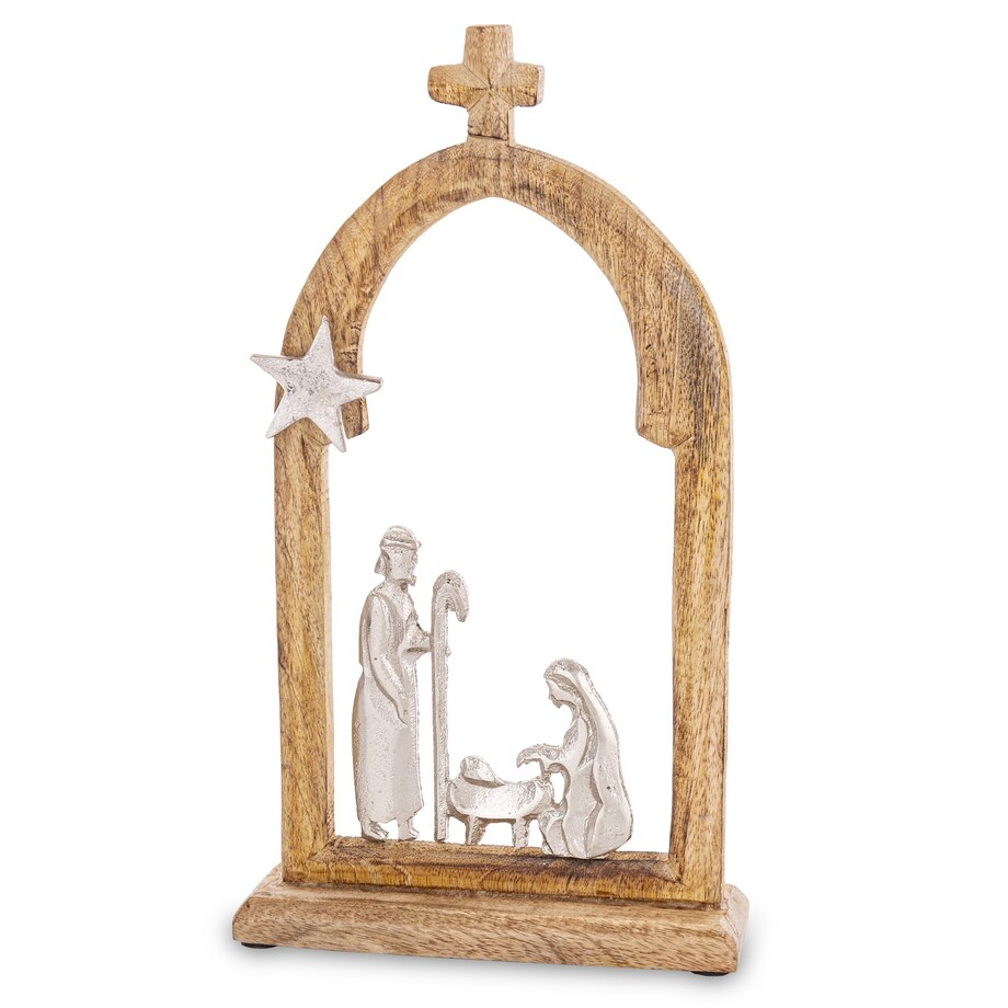 Dekoracja świąteczna 32x18x5 cm SZOPKA BOŻONARODZENIOWA