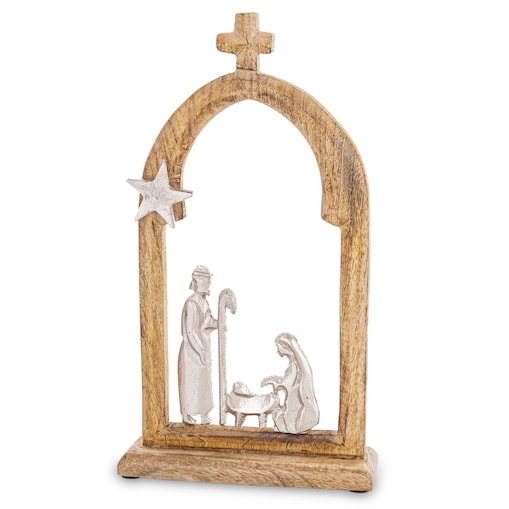Dekoracja świąteczna 32x18x5 cm SZOPKA BOŻONARODZENIOWA