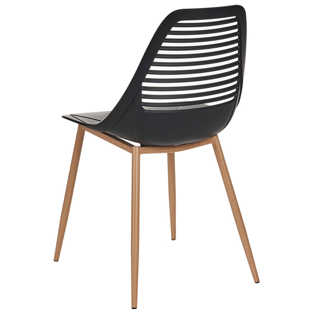 Zestaw 4 krzeseł MONTELLO Czarny