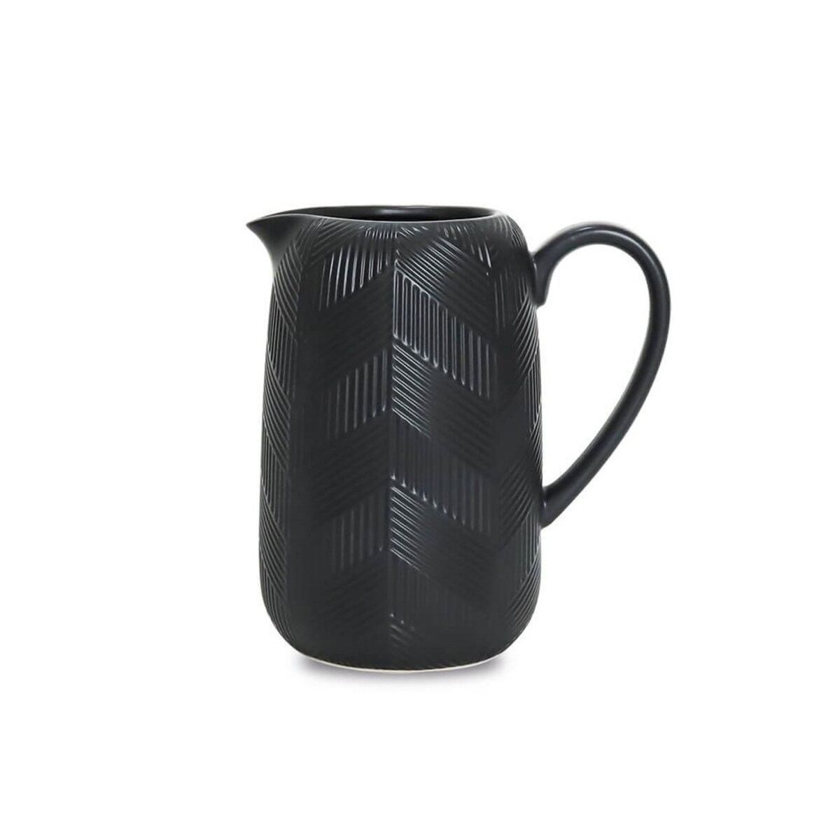 Ceramiczny dzbanek na wodę mleko soki 1.0L Geometry Black MAESTRO