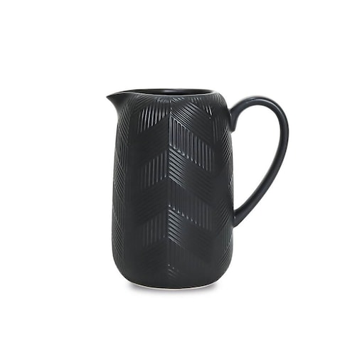 Ceramiczny dzbanek na wodę mleko soki 1.0L Geometry Black MAESTRO