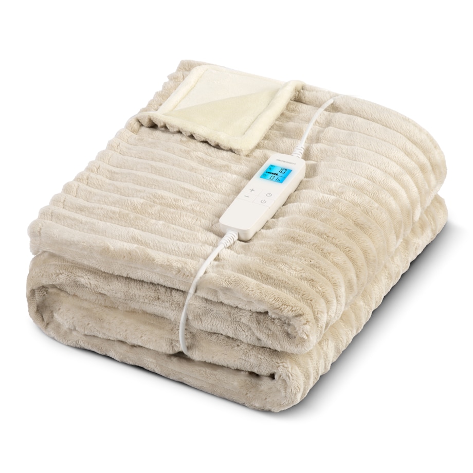 Duży koc elektryczny miękki 180x160cm 160w + timer Berdsen
