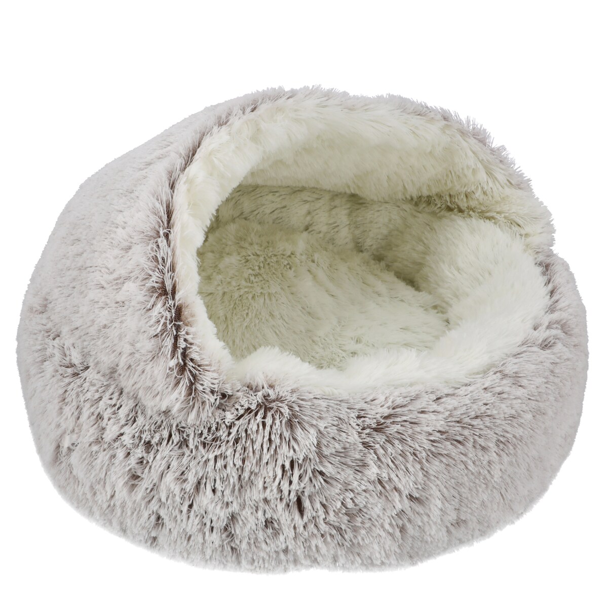 Pluszowe legowisko dla zwierząt okrągłe