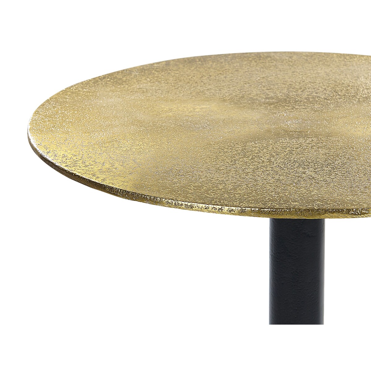 Stolik pomocniczy metalowy złoto-czarny TANAMI