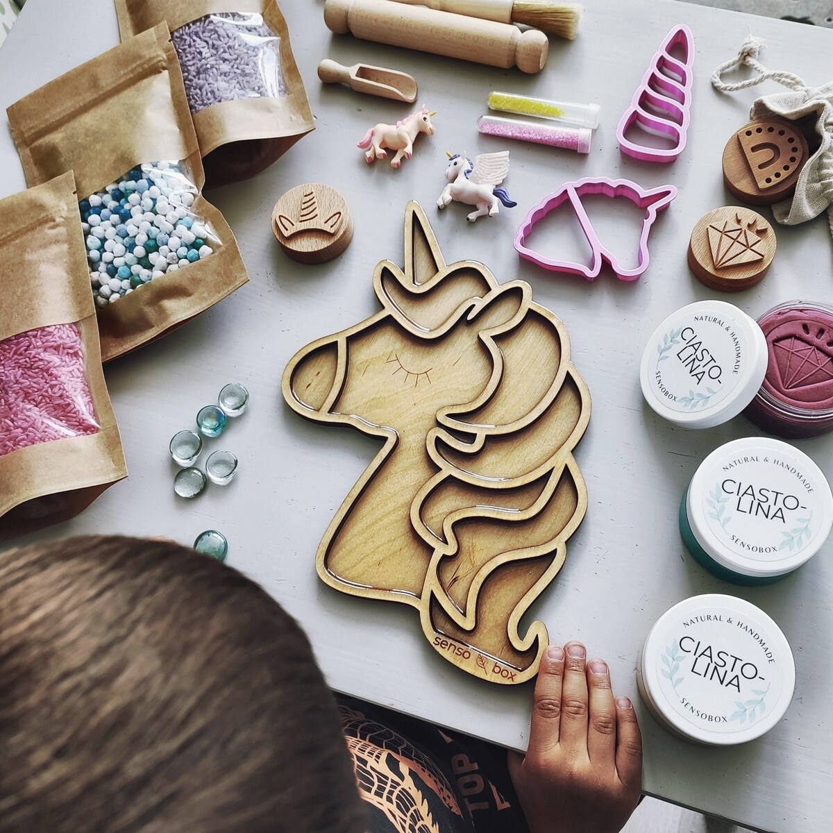 Zestaw sensoryczny Jednorożce