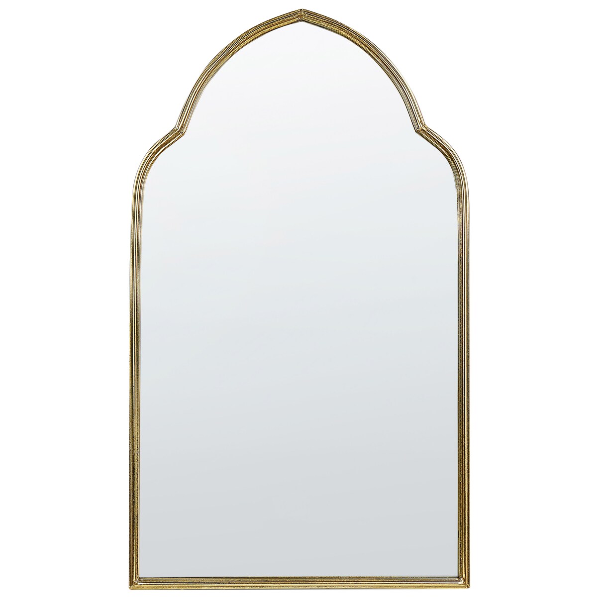 Lustro ścienne ACONCHI 58 cm 100 cm Metal Złoty