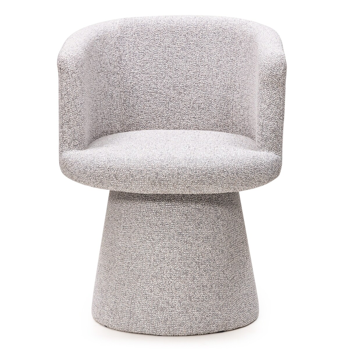 Krzesło obrotowe szarobeżowe melanż Nalf