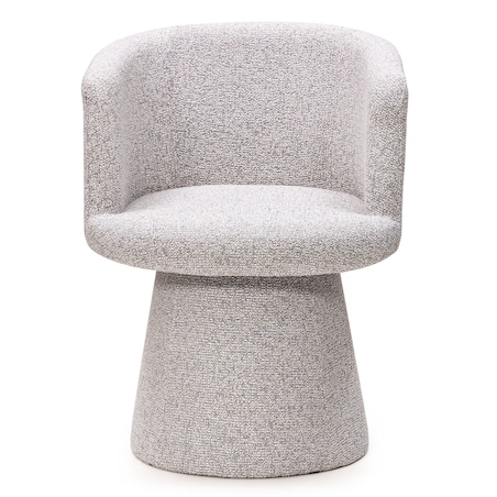Krzesło obrotowe szarobeżowe melanż Nalf