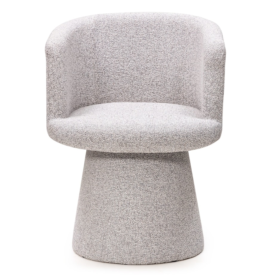 Krzesło obrotowe szarobeżowe melanż Nalf