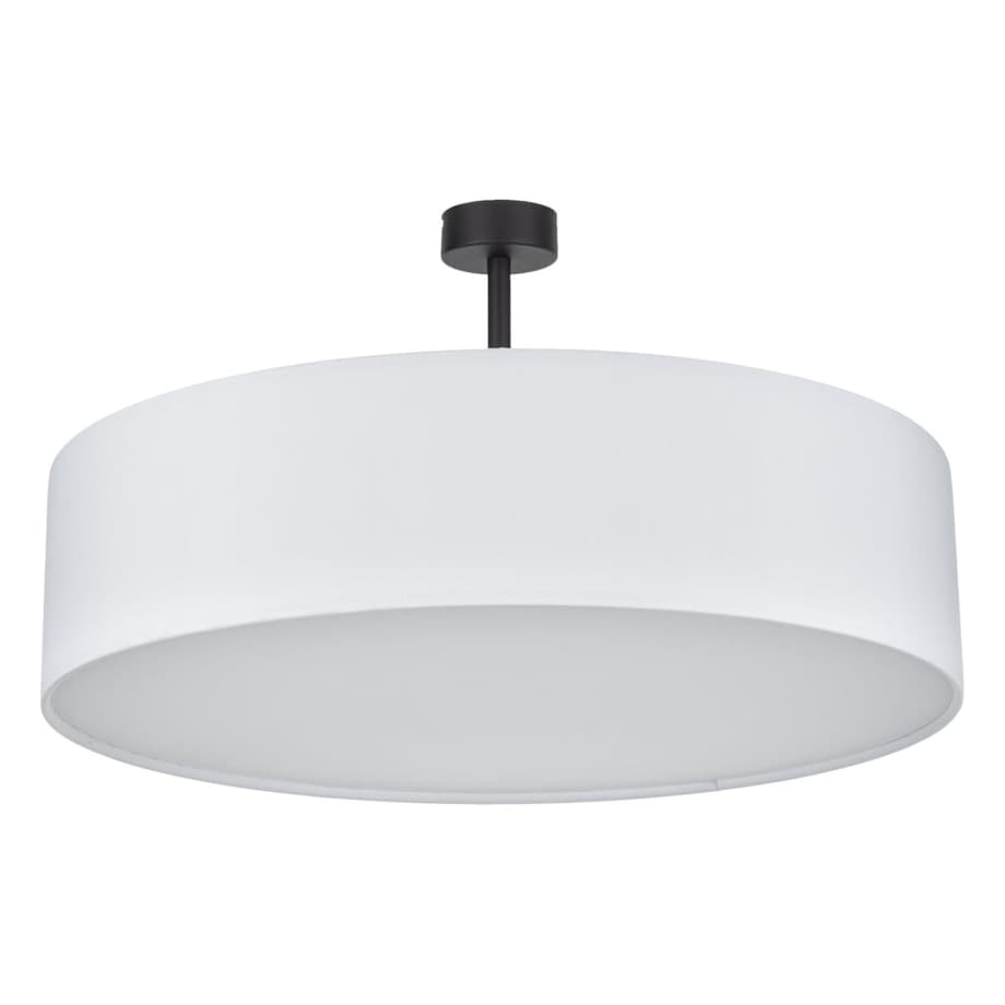 Sufitowa lampa do sypialni Rondo 4242 TK Lighting z tkaniny biała