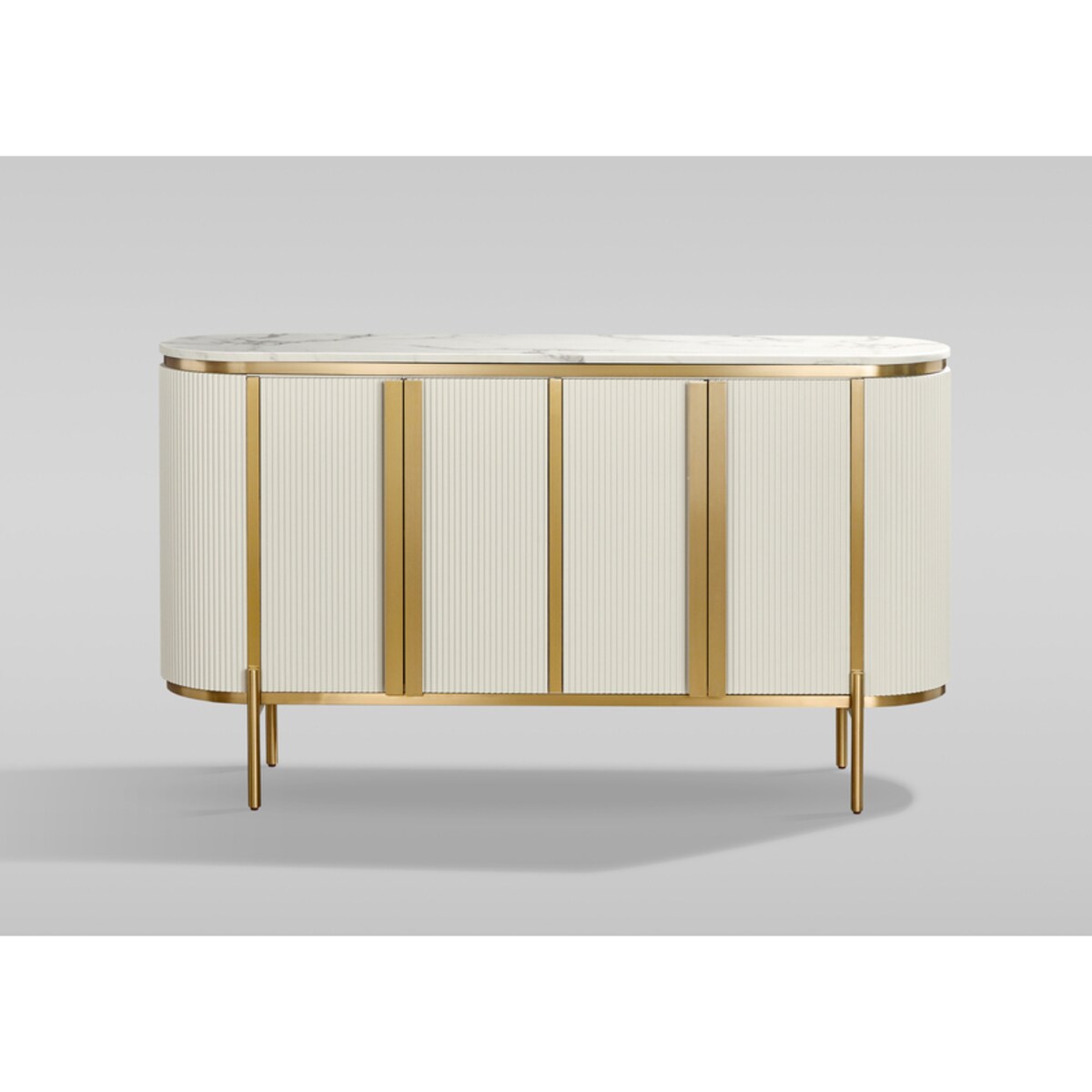 Komoda złota kremowa Omega Glamour Premium 160x40x90