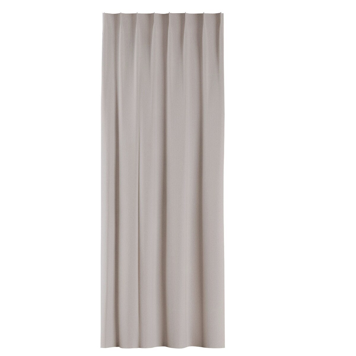 Zasłona na haczykach flex pojedynczych 130x245 beżowy