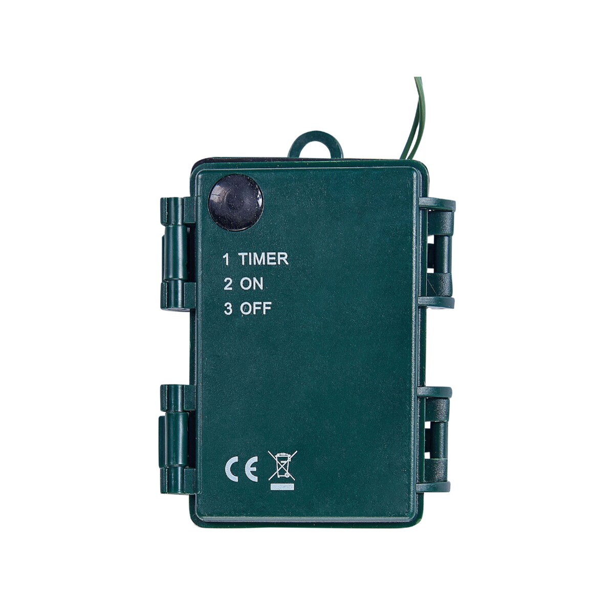 Wianek świąteczny ze światełkami 50 cm zielony WHITEHORN