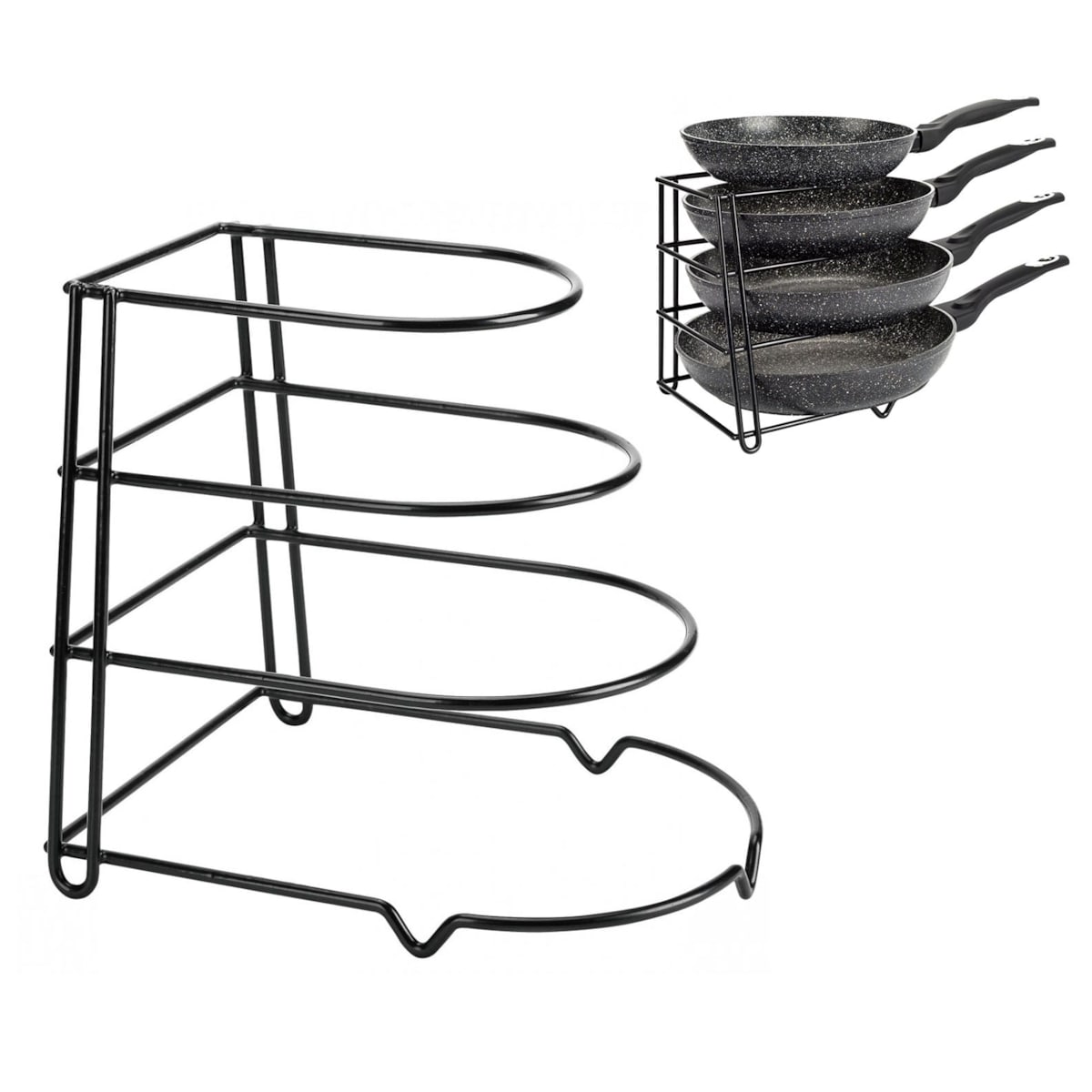 Stojak organizer na patelnie KINGHOFF