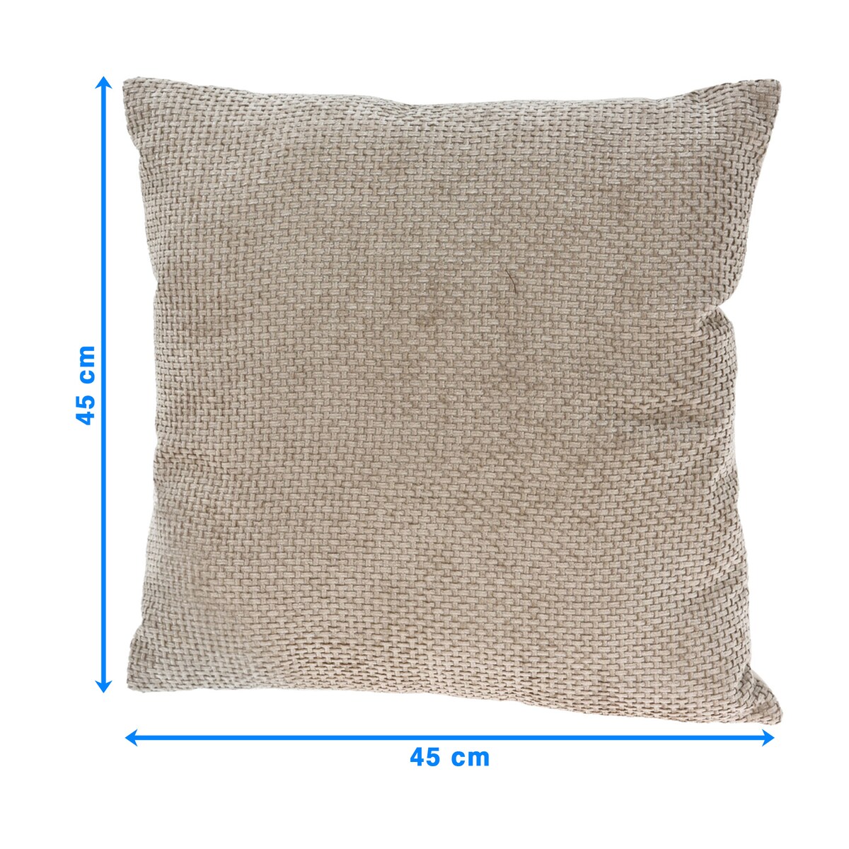 Poduszka Z Wkładem Ozdobna Jesienna Dekoracyjna 45X45 Cm Beżowa