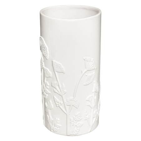 Wazon ceramiczny biały 25x12x12 cm DAFFI