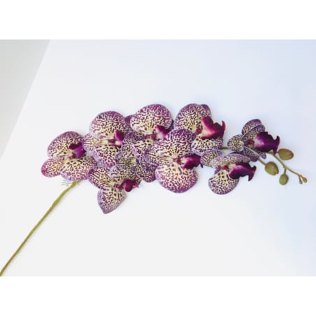 sztuczny storczyk nakrapiany gałązka kwiaty do stroika bukietu święta 97cm