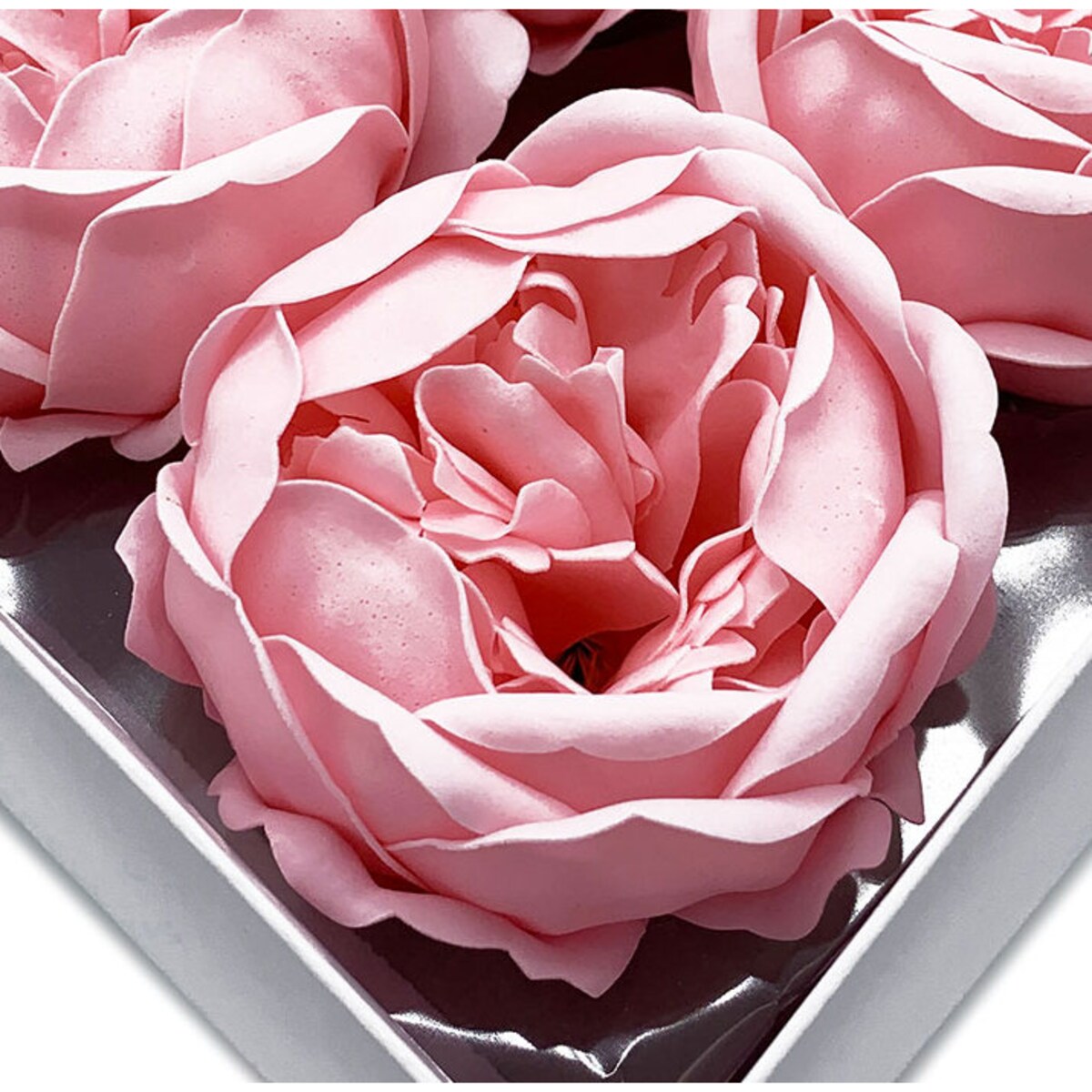 duża PIWONIA MYDLANA pachnąca na bukiet kwiat z mydła do stroika prezent