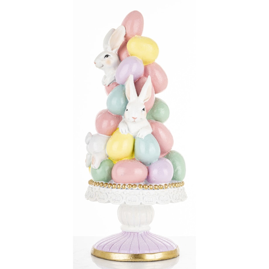 Dekoracja - wielkanocna piramida z pisanek 27x11,5x11,5 cm PIRAMIDE-2