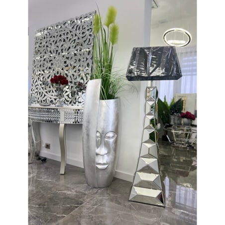 Srebrna donica Twarz Głowa Glamour Premium 111