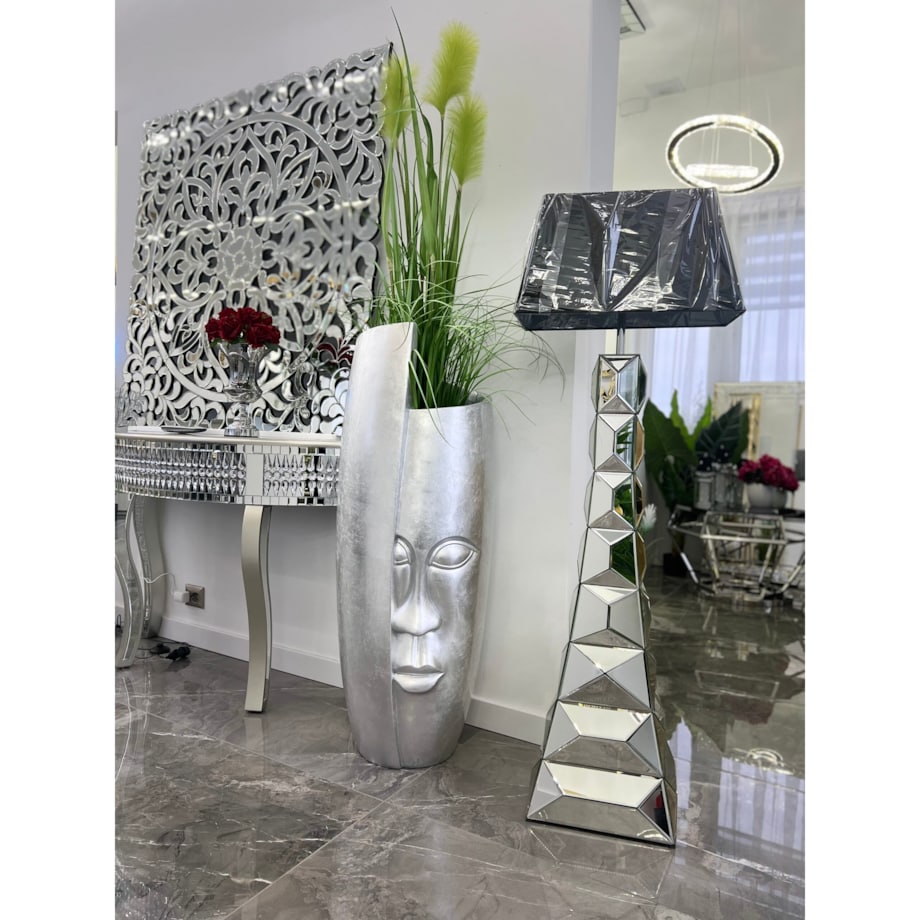 Srebrna donica Twarz Głowa Glamour Premium 111