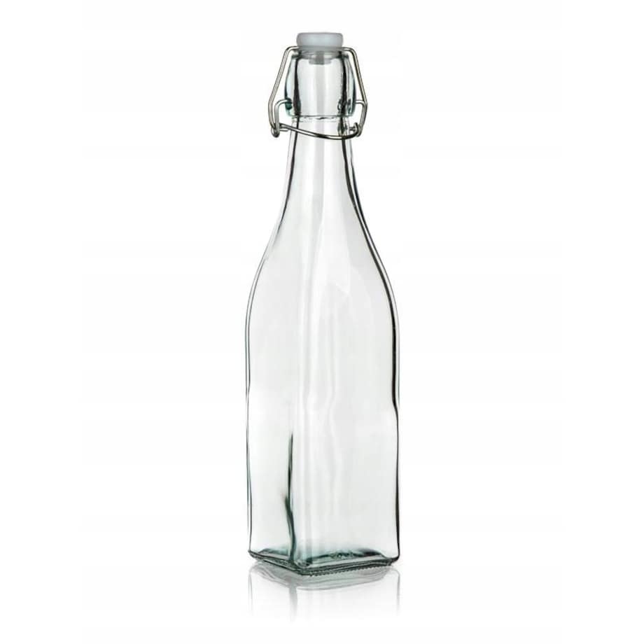 BUTELKA SZKLANA Z KORKIEM KLIPS na SOKI 240 ml BANQUET nalewki napoje weki