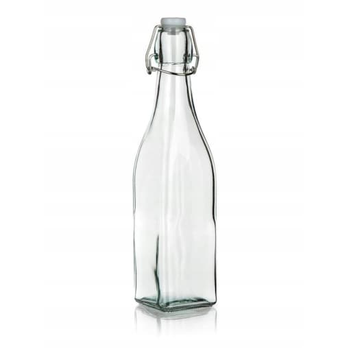 BUTELKA SZKLANA Z KORKIEM KLIPS na SOKI 240 ml BANQUET nalewki napoje weki