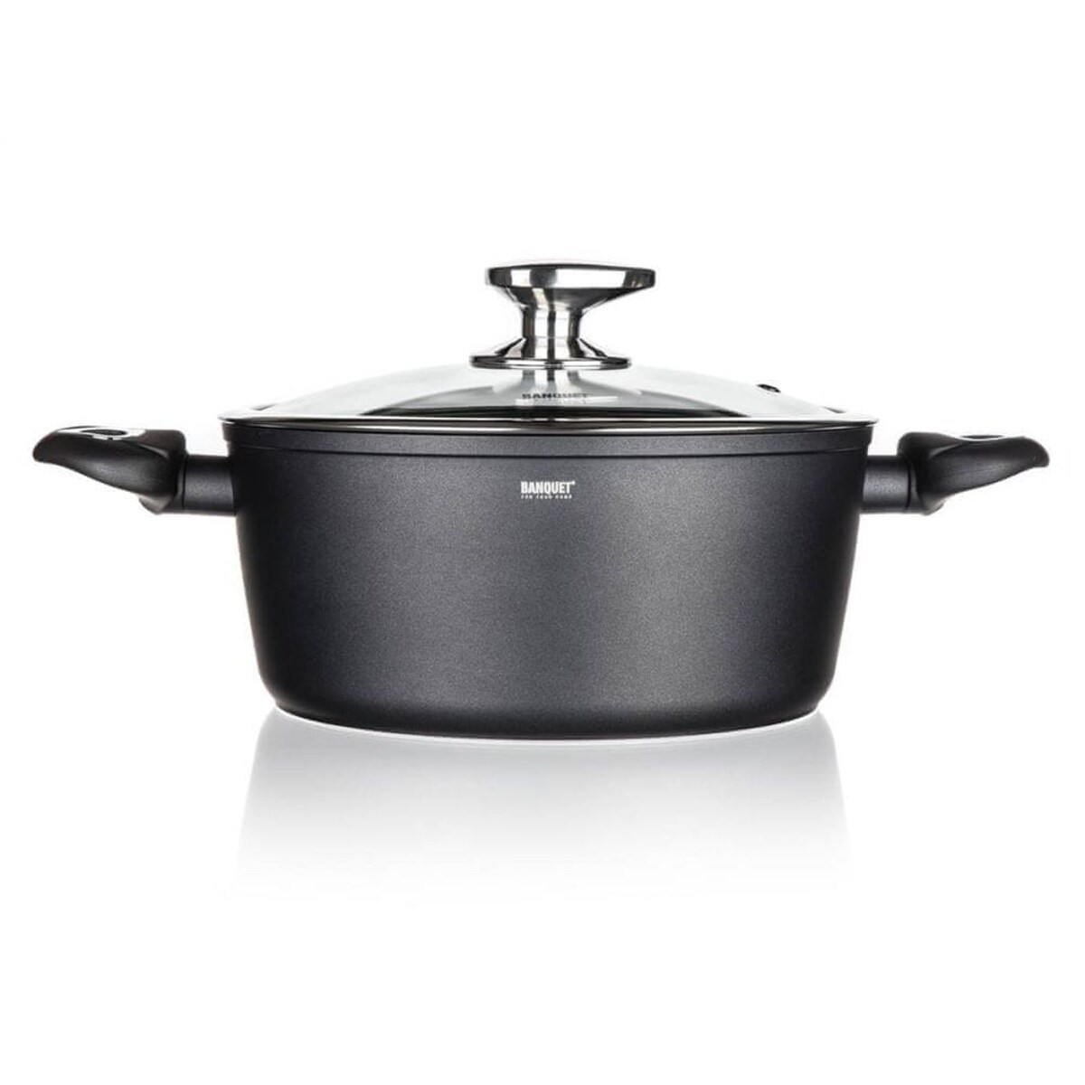 GARNEK MATTE 28 cm do gotowania jedzenia POKRYWKA 6,2 L kuchni na obiad box